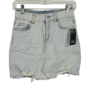 Wild Fable Women's Denim Mini Skirt, Sz 0, NWT